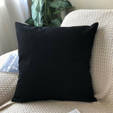 Plain Black cushion cover-1 piece
