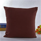 Plain Chocolate brown cushion cover-1 piece