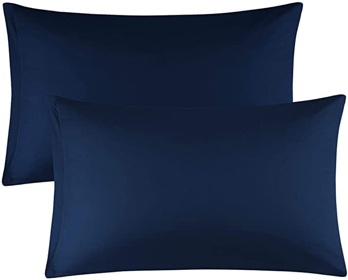 Pack of 2 Pillow Covers - Navy blue - DecorStudio -