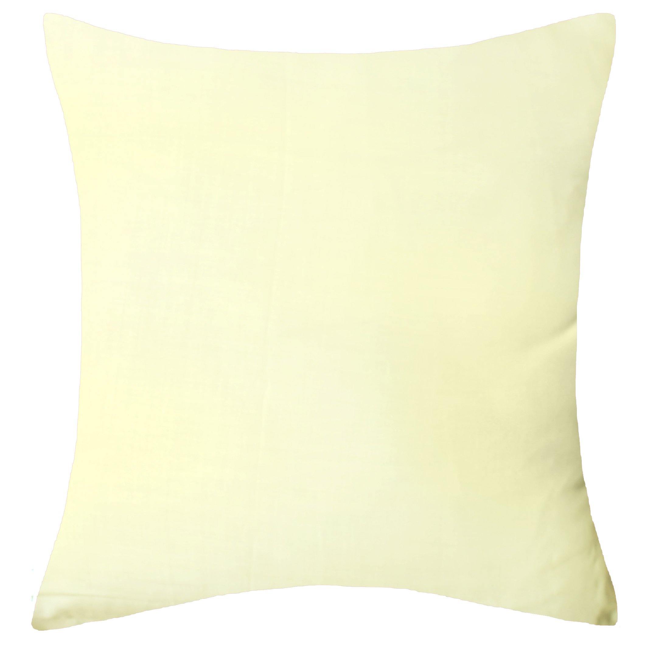 Plain Cream cushion cover-1 piece - DecorStudio - CUSHIONS