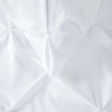 Deluxe White Pintuck Duvet Covers Set - 8 Pieces - DecorStudio - Duvet Cover