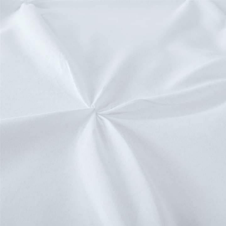 Deluxe White Pintuck Duvet Covers Set - 8 Pieces - DecorStudio - Duvet Cover