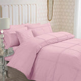 Exotic Baby Pink Box Pleated Duvet Set - 8 Pieces