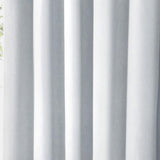 Pack of 2 Plain Dyed Eyelet Curtains with linning - White - DecorStudio - PLAIN DYED CURTAINS